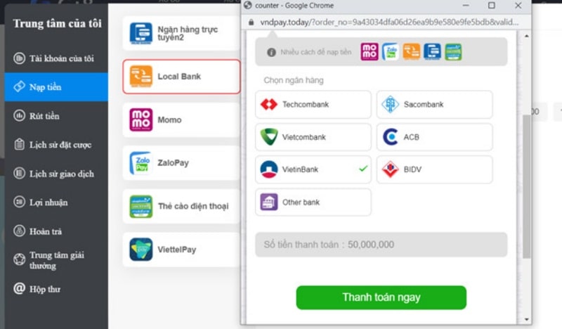 Hướng Dẫn Rút Tiền Nhà Cái Rik88 - Từng Bước Để Nhận Tiền Thưởng Nhanh Chóng